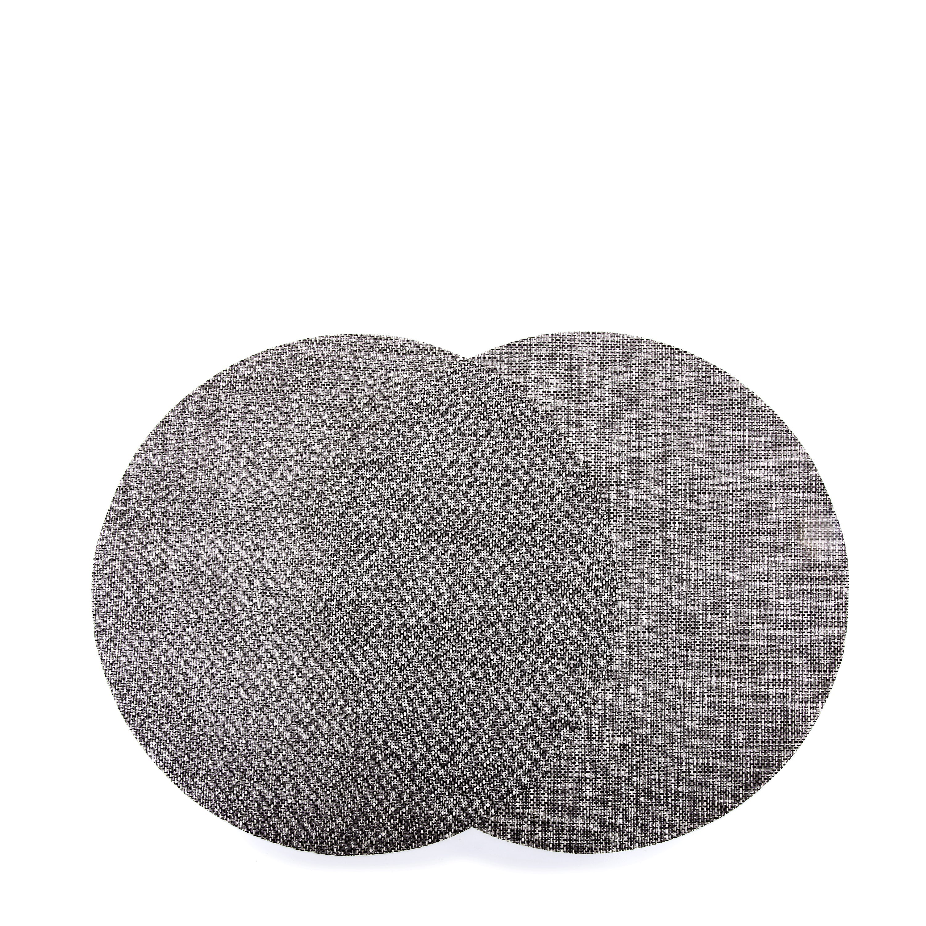 Round Plastic Place-mat (Dark Gray)
