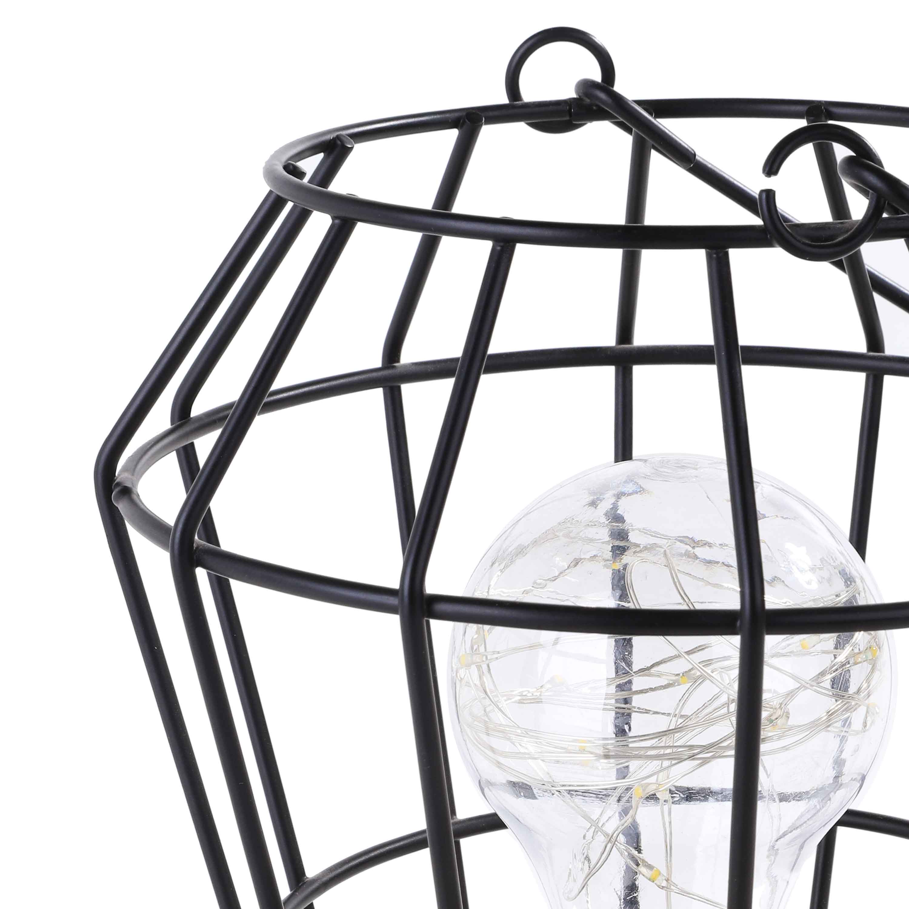 Bulb in Cage LED Pendent Lamp