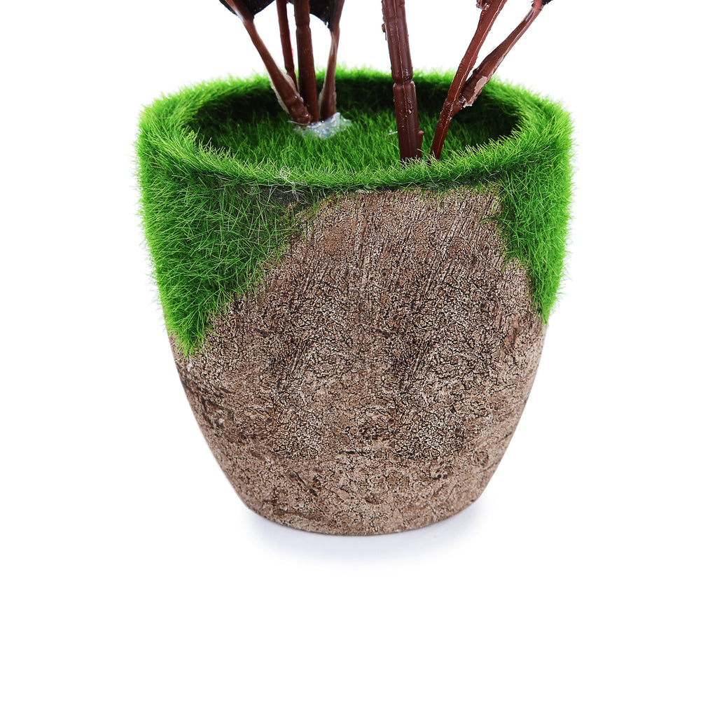Coconut wooden Pot & Planter (reddish)