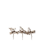 Sparrow Design Wall Key Holder (Silver)