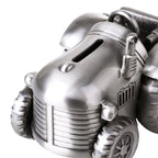 Silver Tractor Money Box