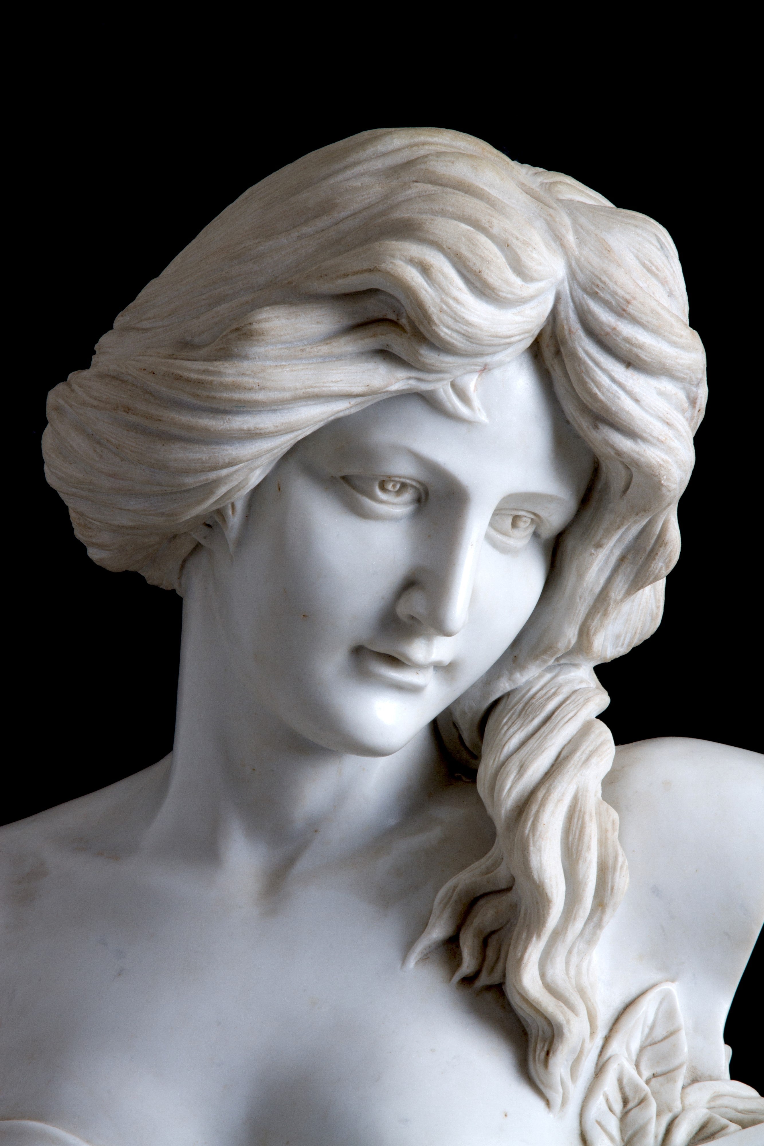 Artisan Woman Bust Sculpture