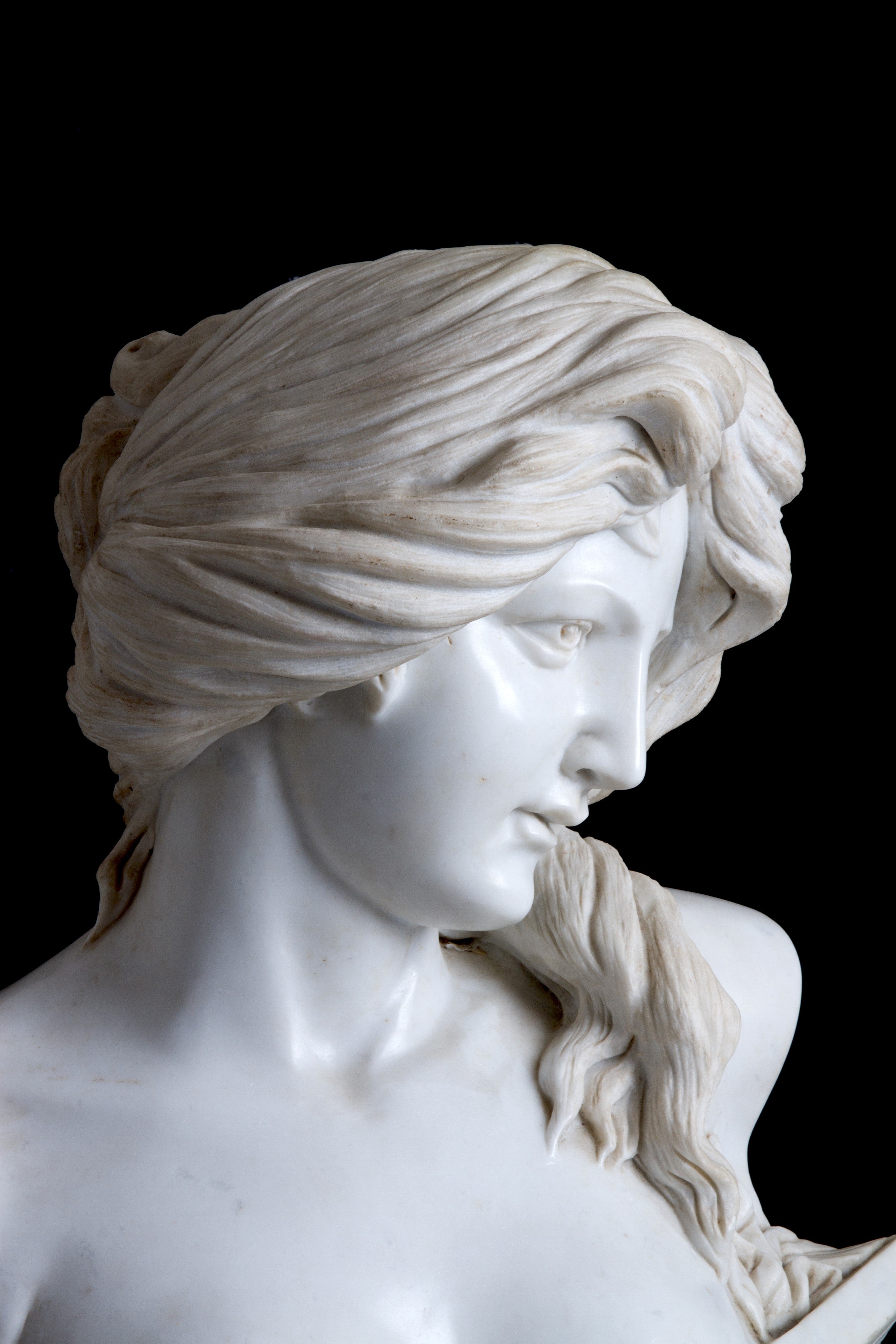 Artisan Woman Bust Sculpture
