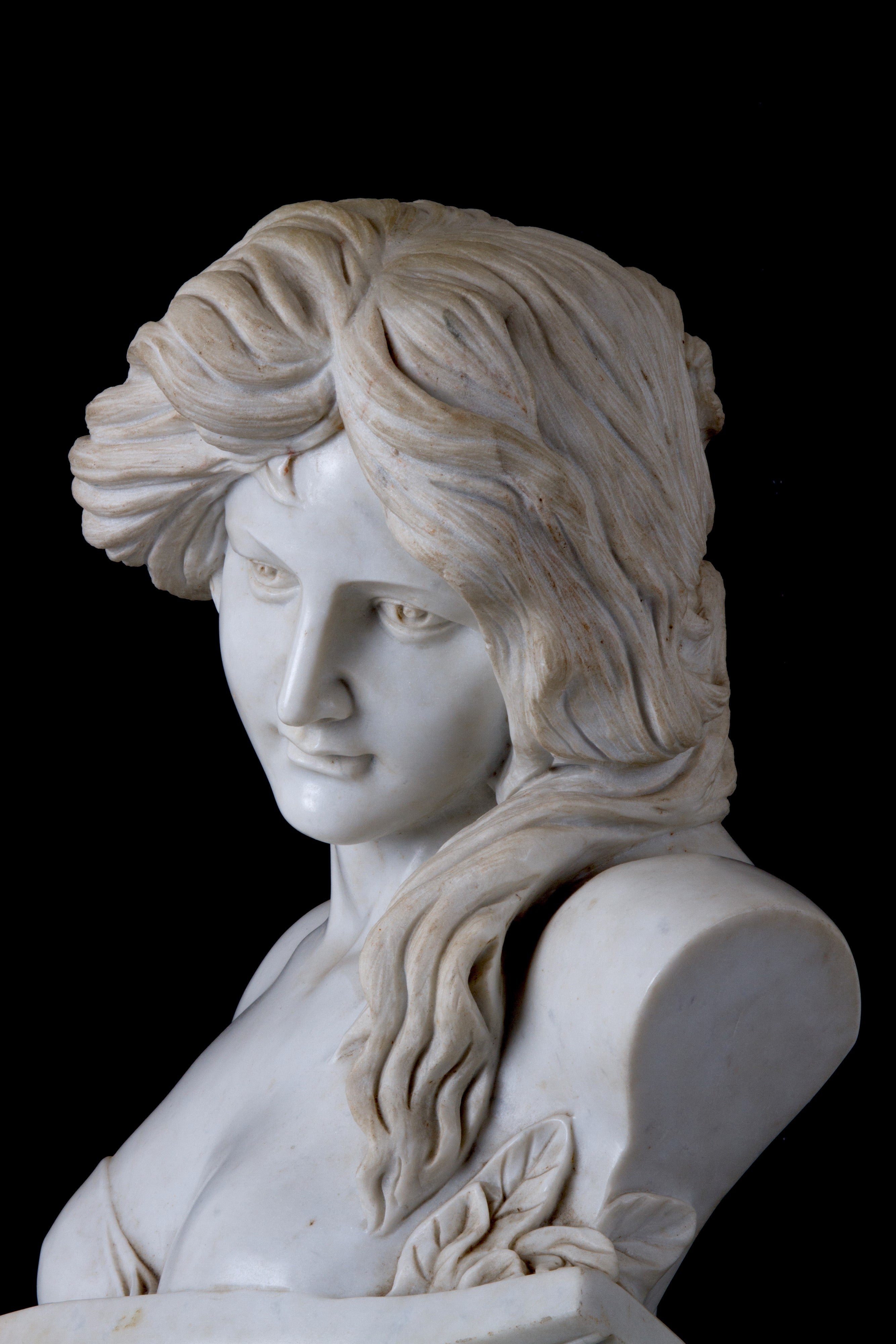 Artisan Woman Bust Sculpture