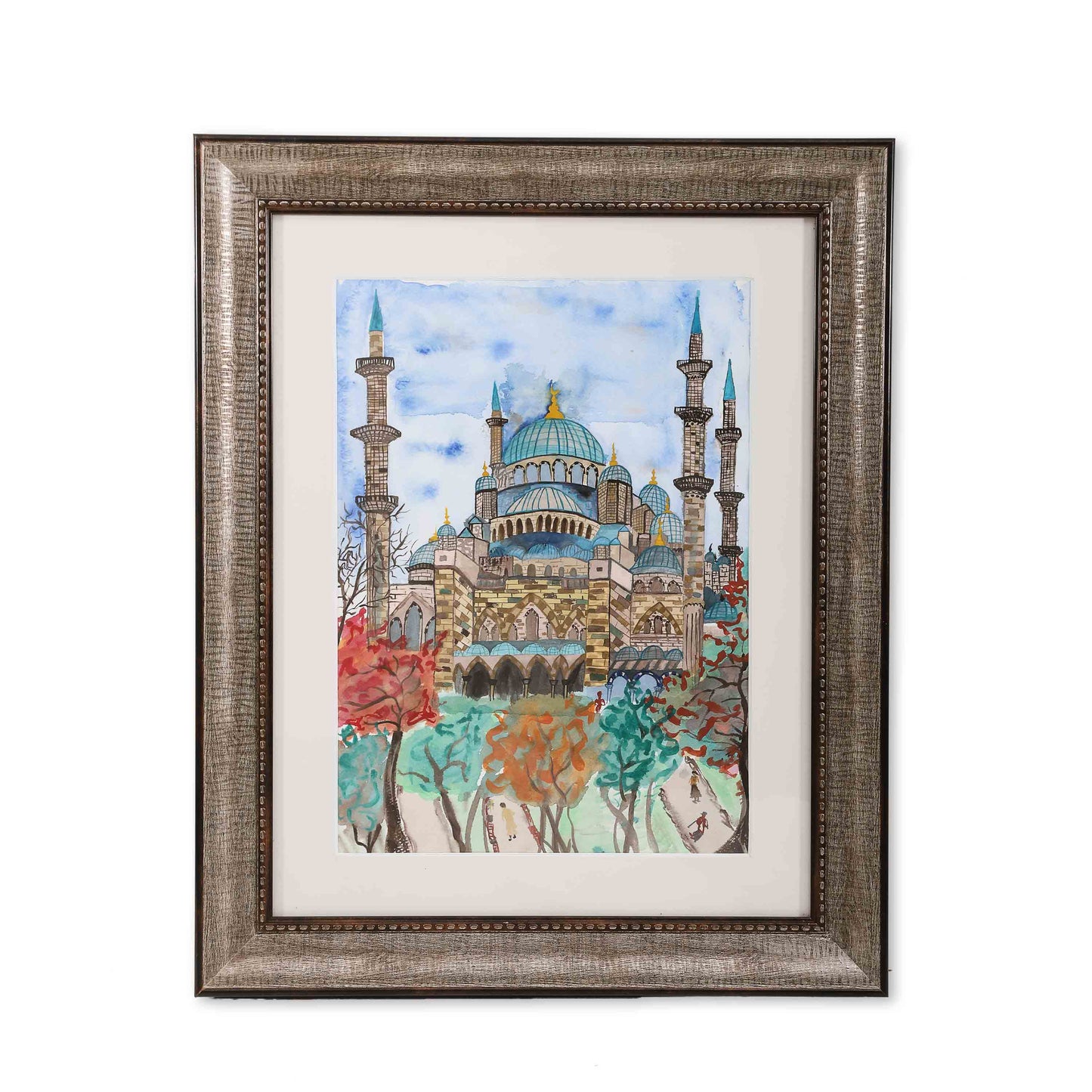 Blue Mosque in Water Colors