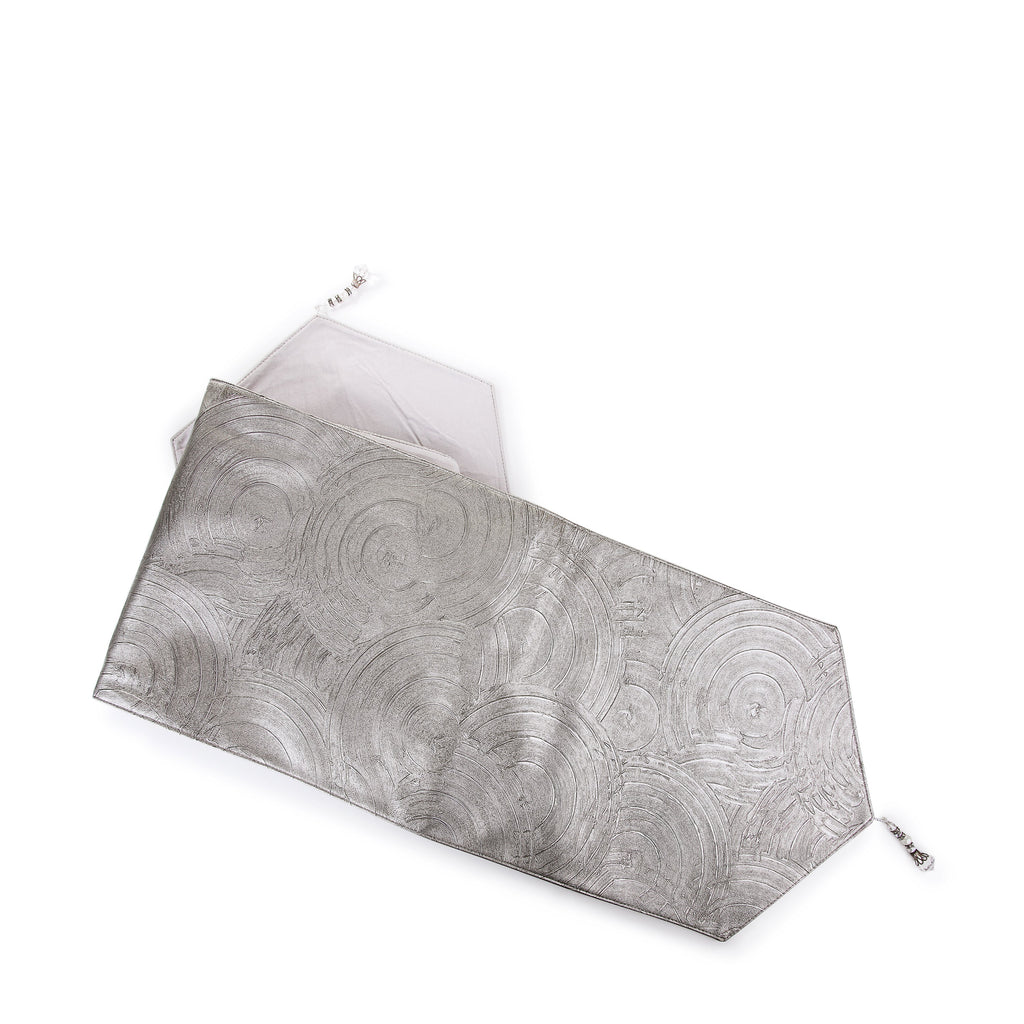 Silver Circle Table Runner