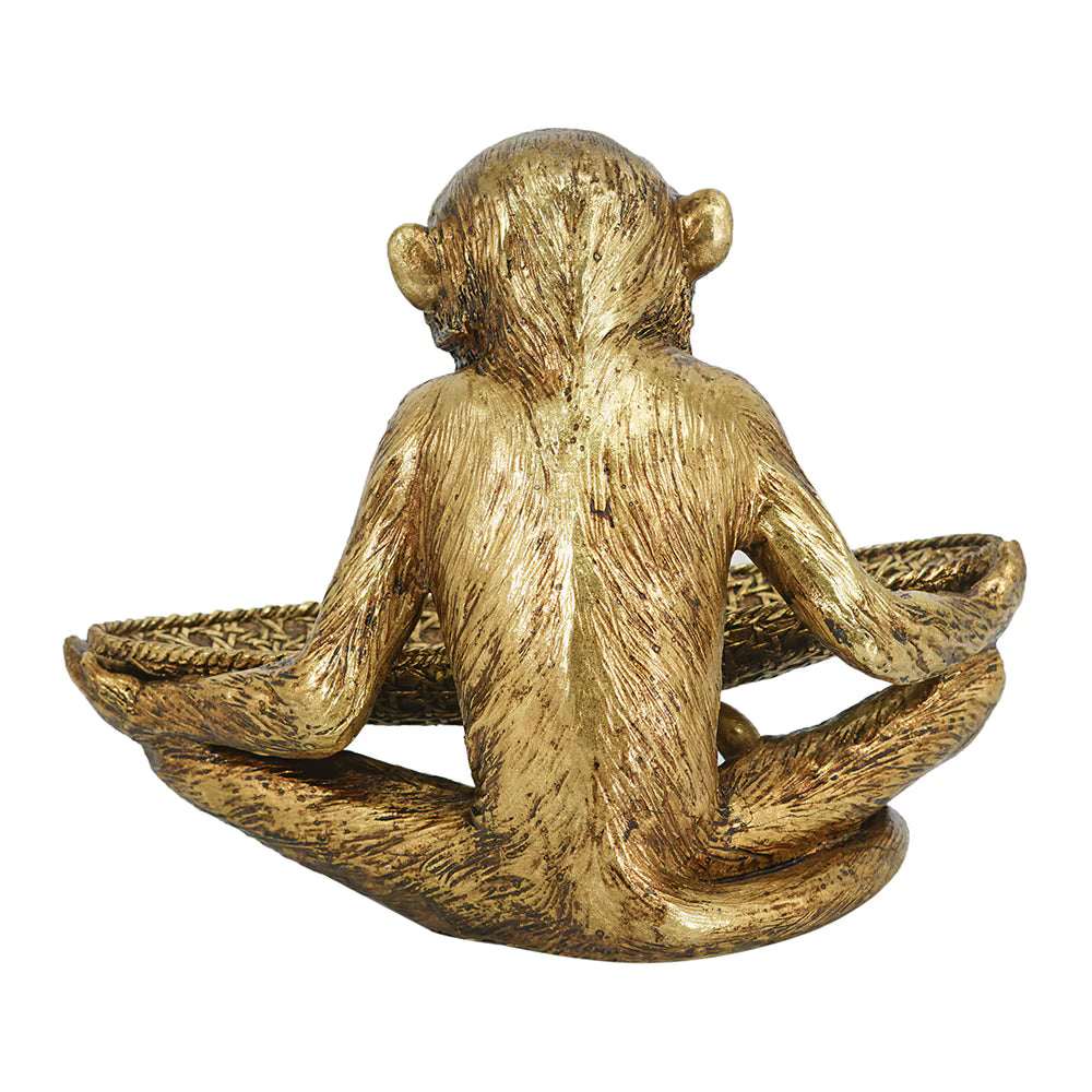 Vintage Monkey Sculpture Tray