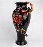 Enamel Tabletop Vase