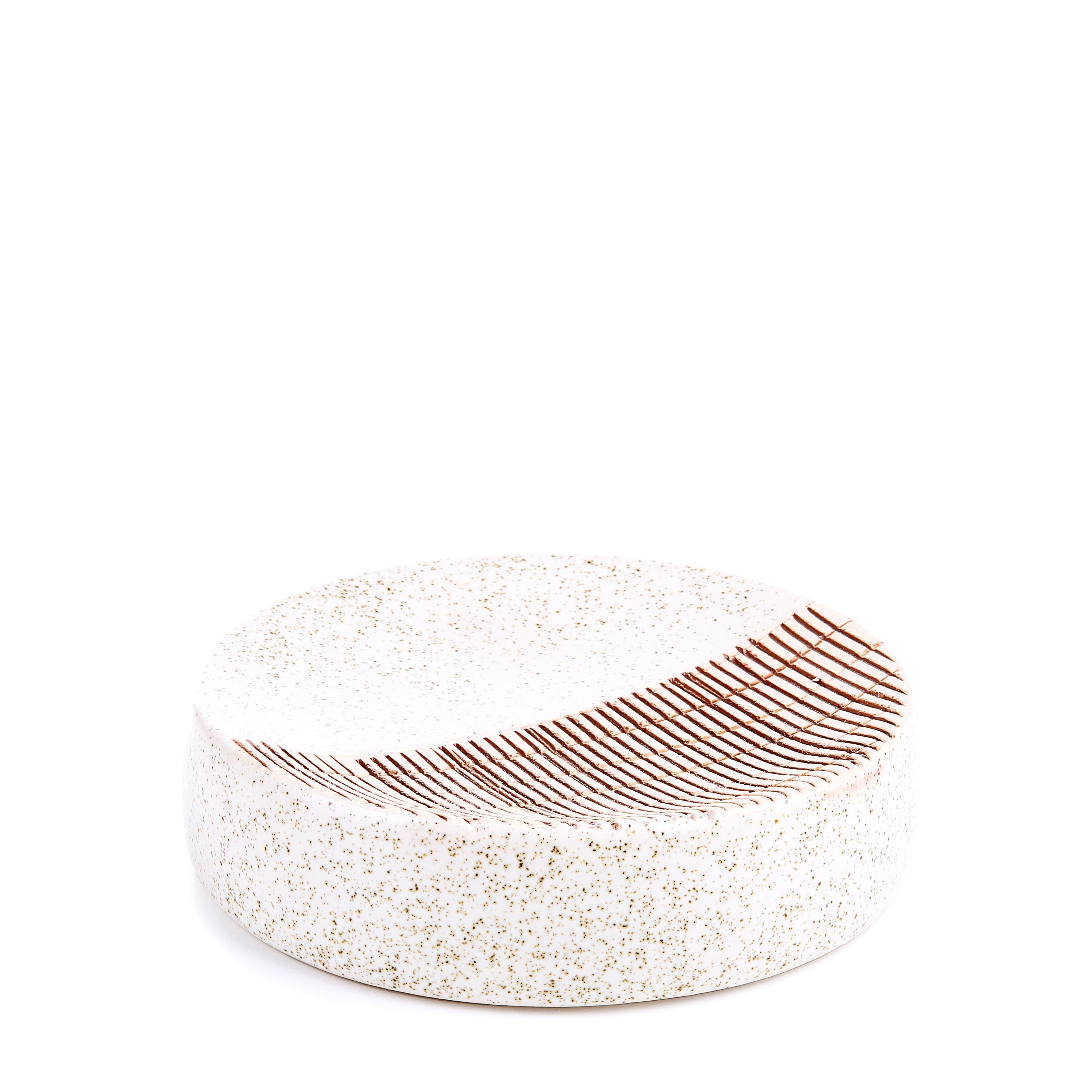 Abstract Textured Bath Set (Beige)