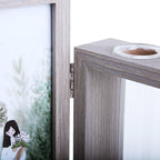 Fold-able Photo Frame with Flower Flask