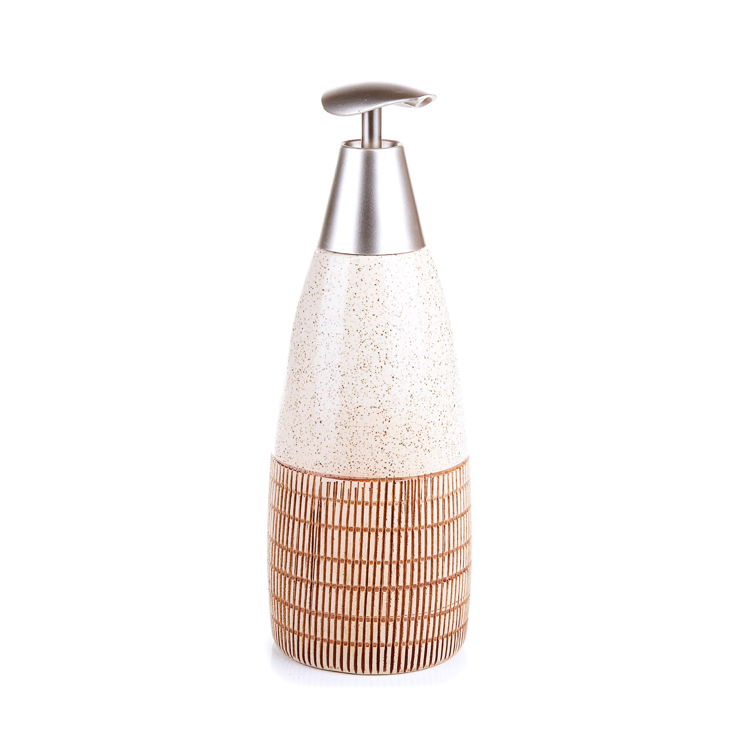 Abstract Textured Bath Set (Beige)