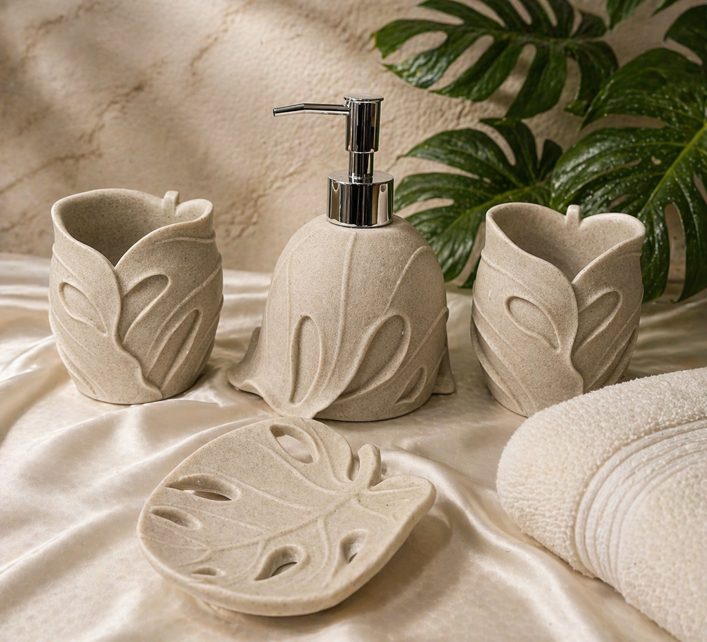 Elysian Leaf Bathroom Set