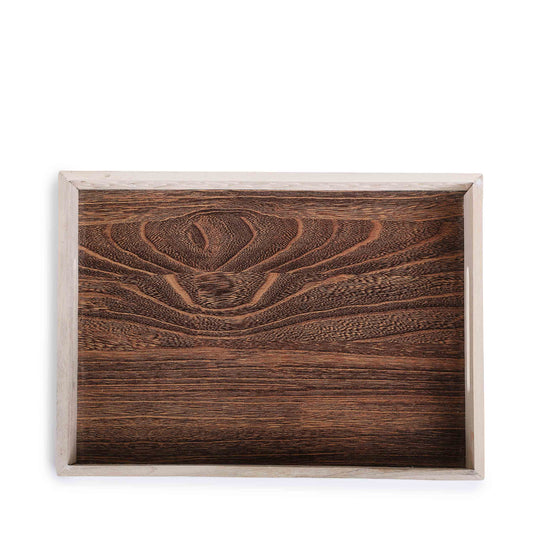 Wooden Carved Tray (Set of 3)