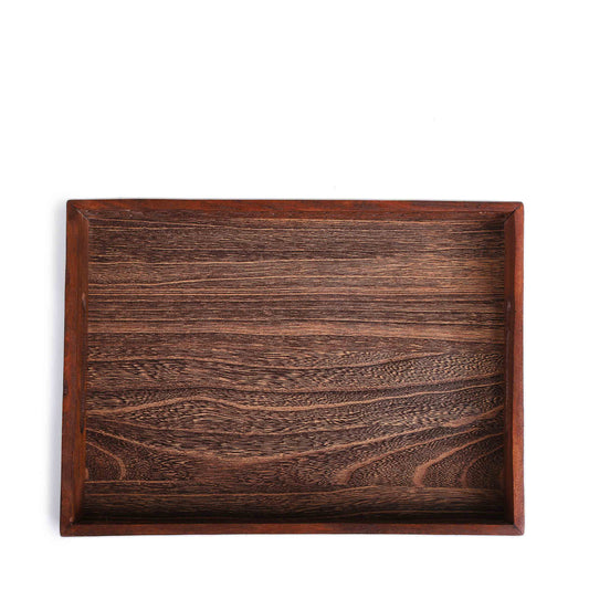 Wooden Carved Tray (Set of 3)