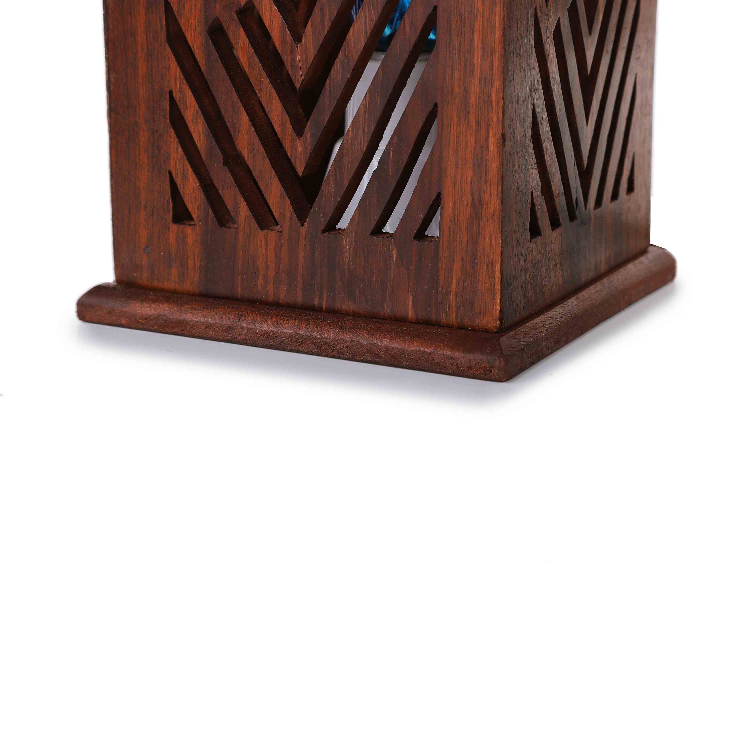 Wooden Hand Carved Lamps