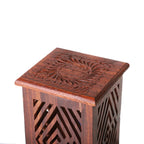 Wooden Hand Carved Lamps