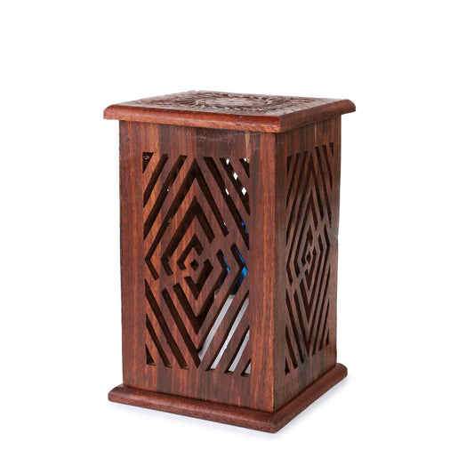 Wooden Hand Carved Lamps