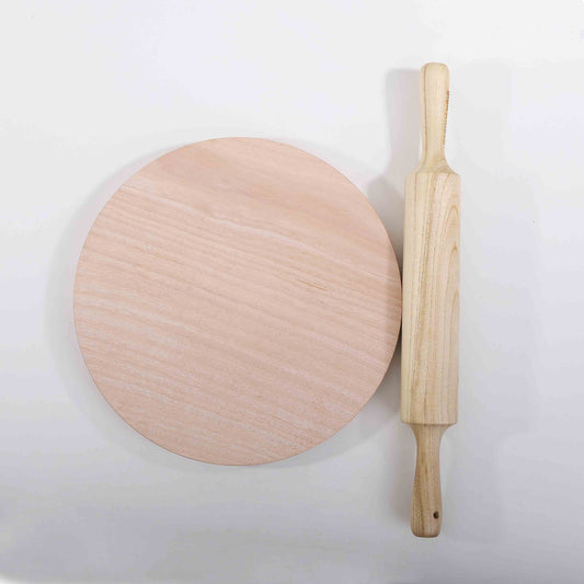 Wooden Rolling Pin & Board