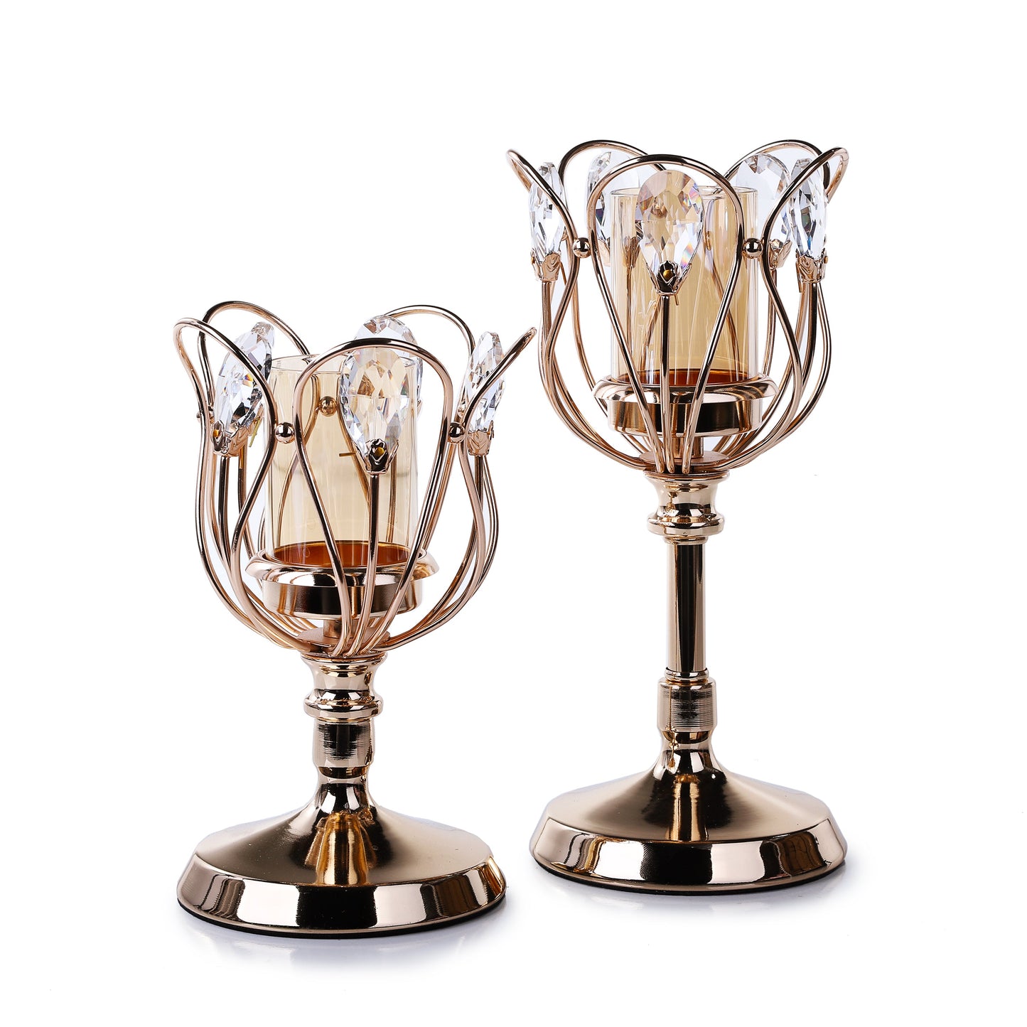 Rose Design Candle Holder
