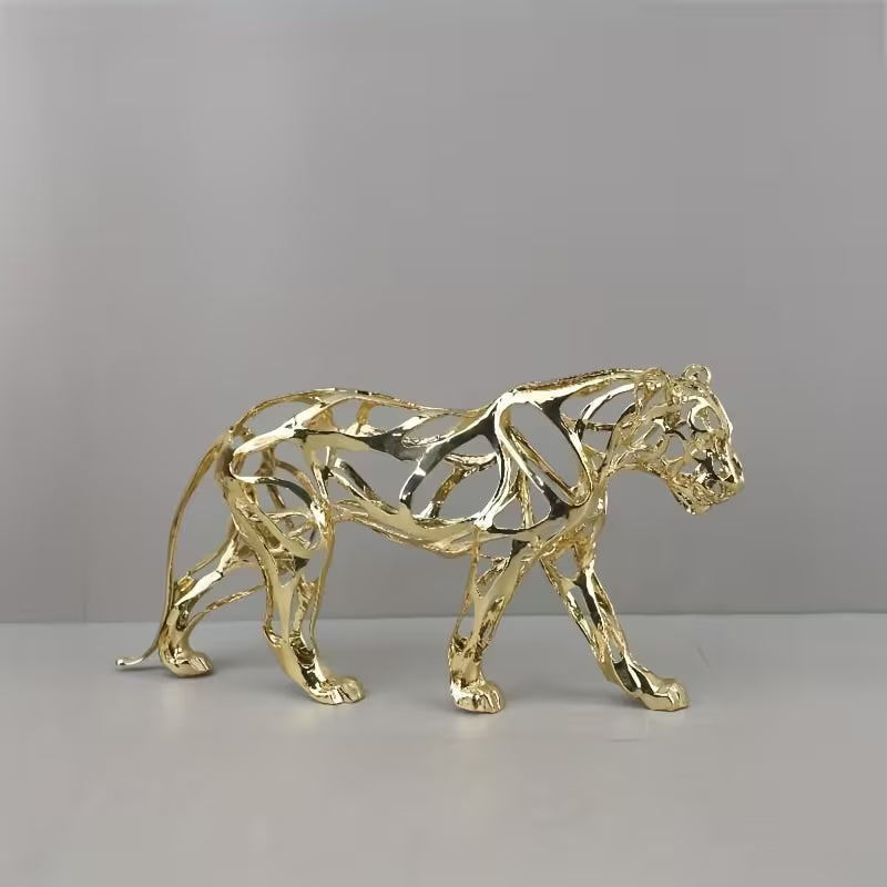 Electroplated Hollow Leopard