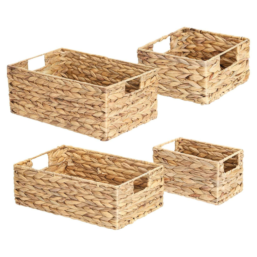 Jute Rectangle Baskets (Set Of 4)