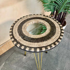 Mirror Mosaic Table (Brown & Beige)