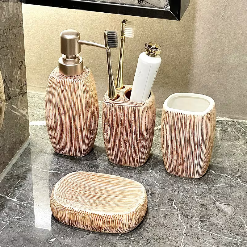 Scrappy Design Bathroom Set