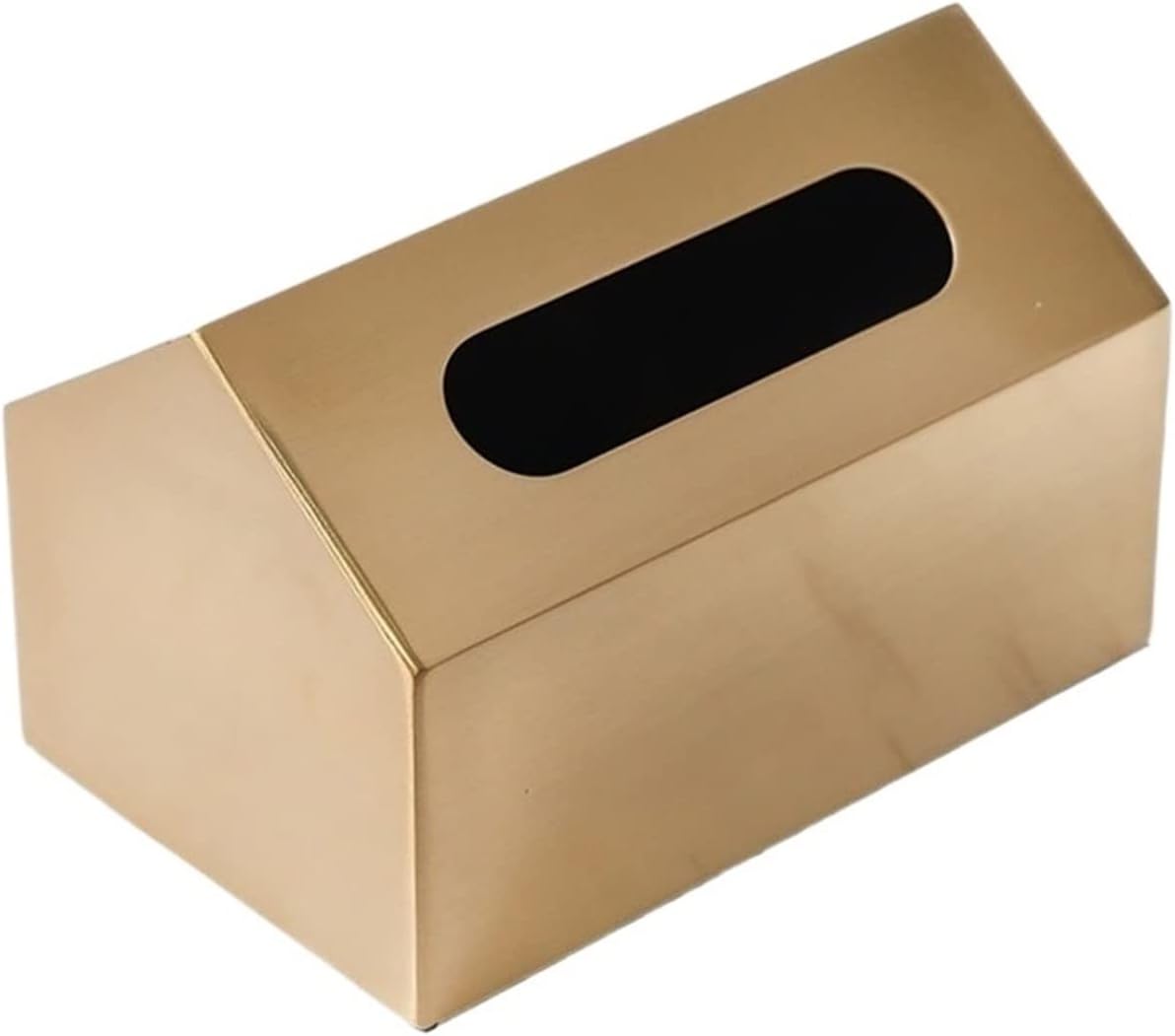 Gilded Brass Metal Tissue Box