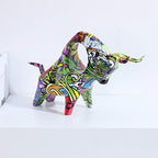 Bull Graffiti Statue