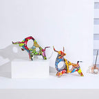 Bull Graffiti Statue