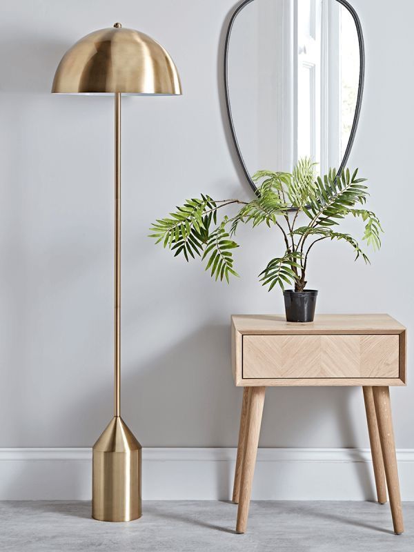 Gold Dome Floor Lamp