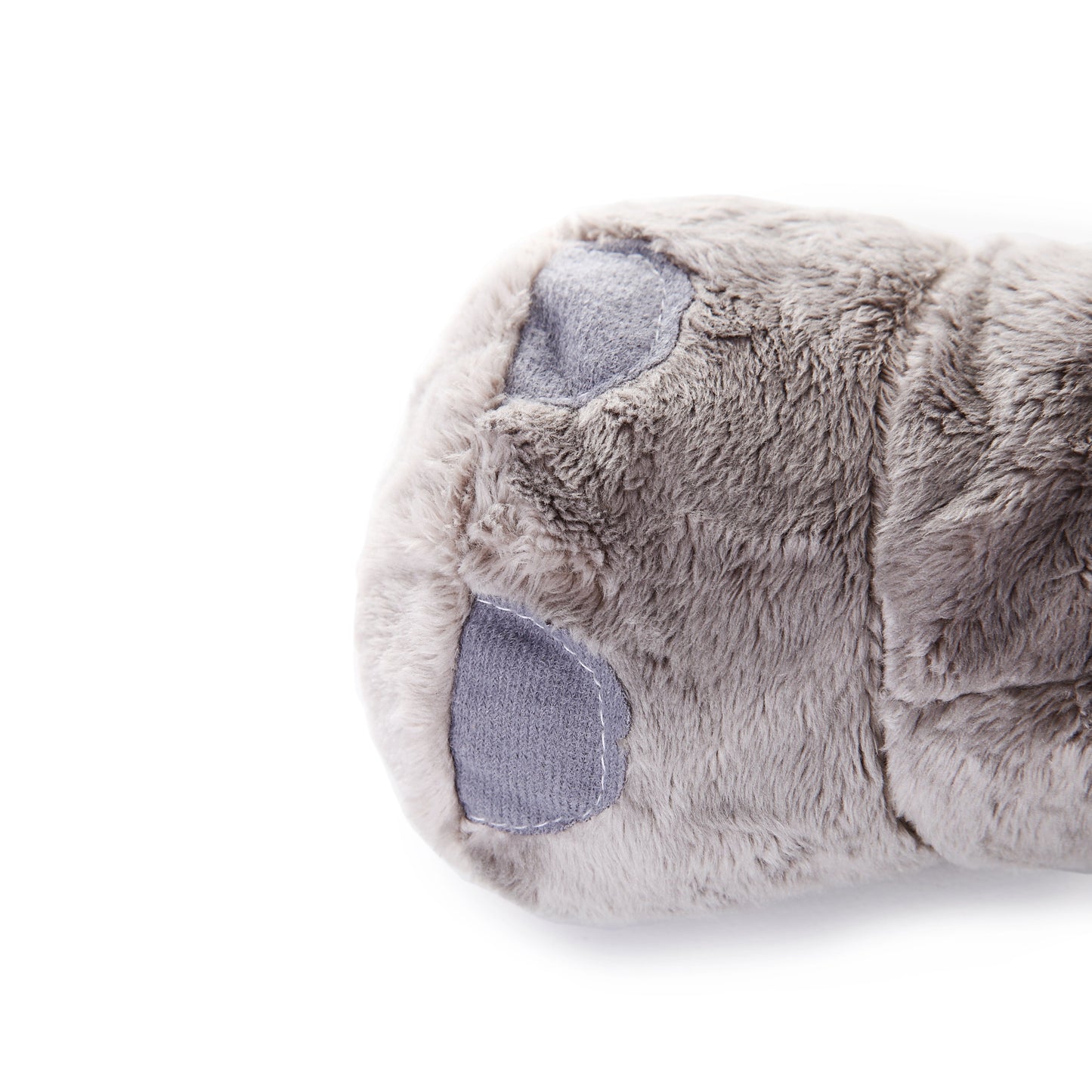 Fluffy Gray Elephant Plush Toy