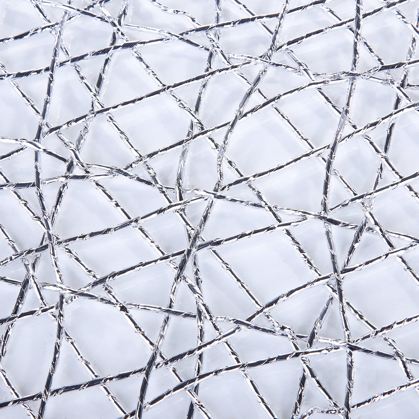 Plastic Silver Raper Table Place-mats (set of 2)