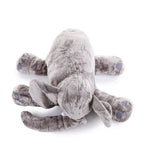 Fluffy Gray Elephant Plush Toy