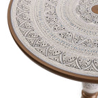 Wooden Pyrographic Coffee Table (Black & White)
