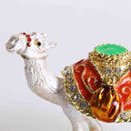 White Decorative Camel Jewelry Box