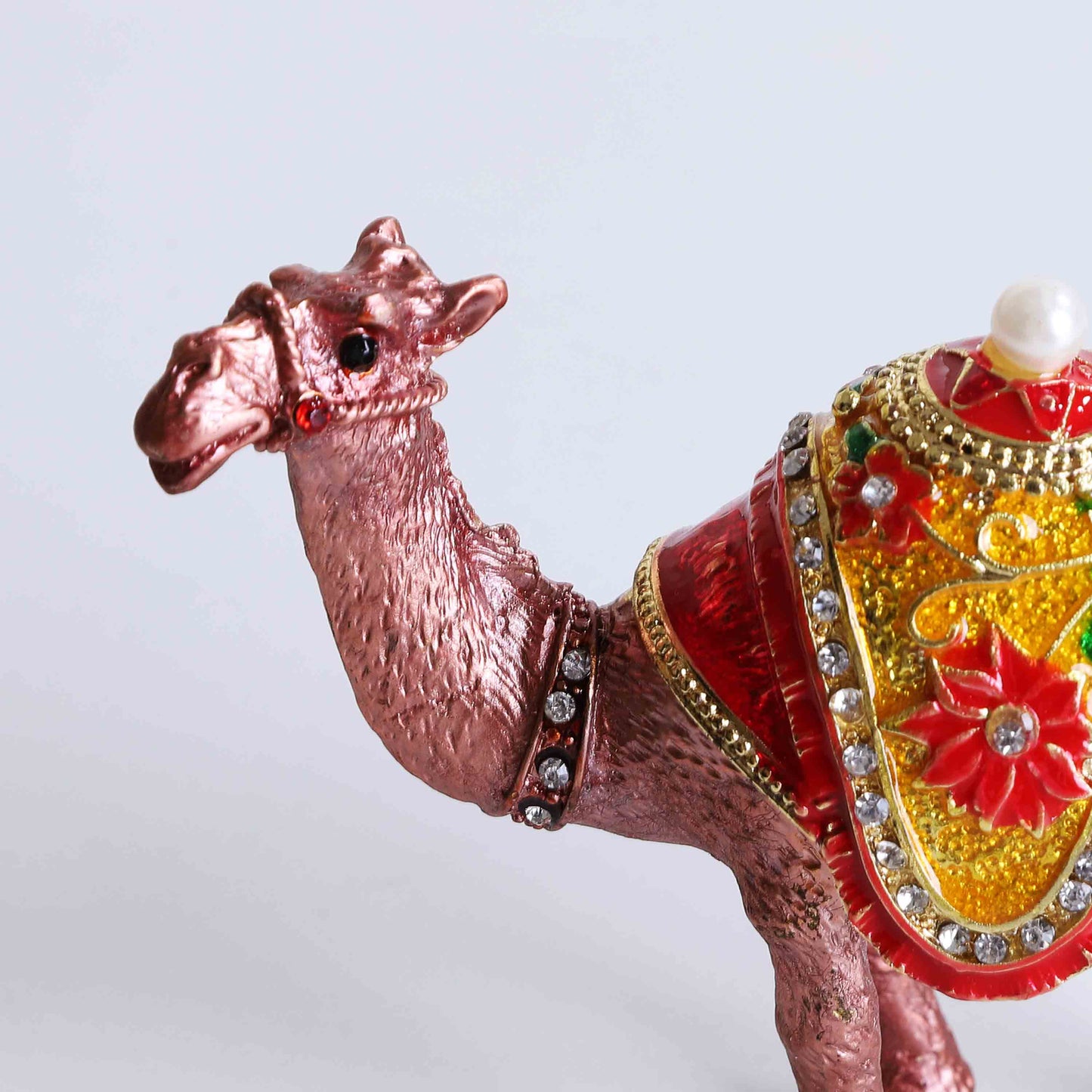 Pink Decorative Camel Jewelry Box