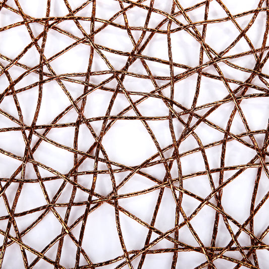 Round Copper Raper Table Place-mats (set of 2)