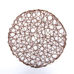 Round Copper Raper Table Place-mats (set of 2)