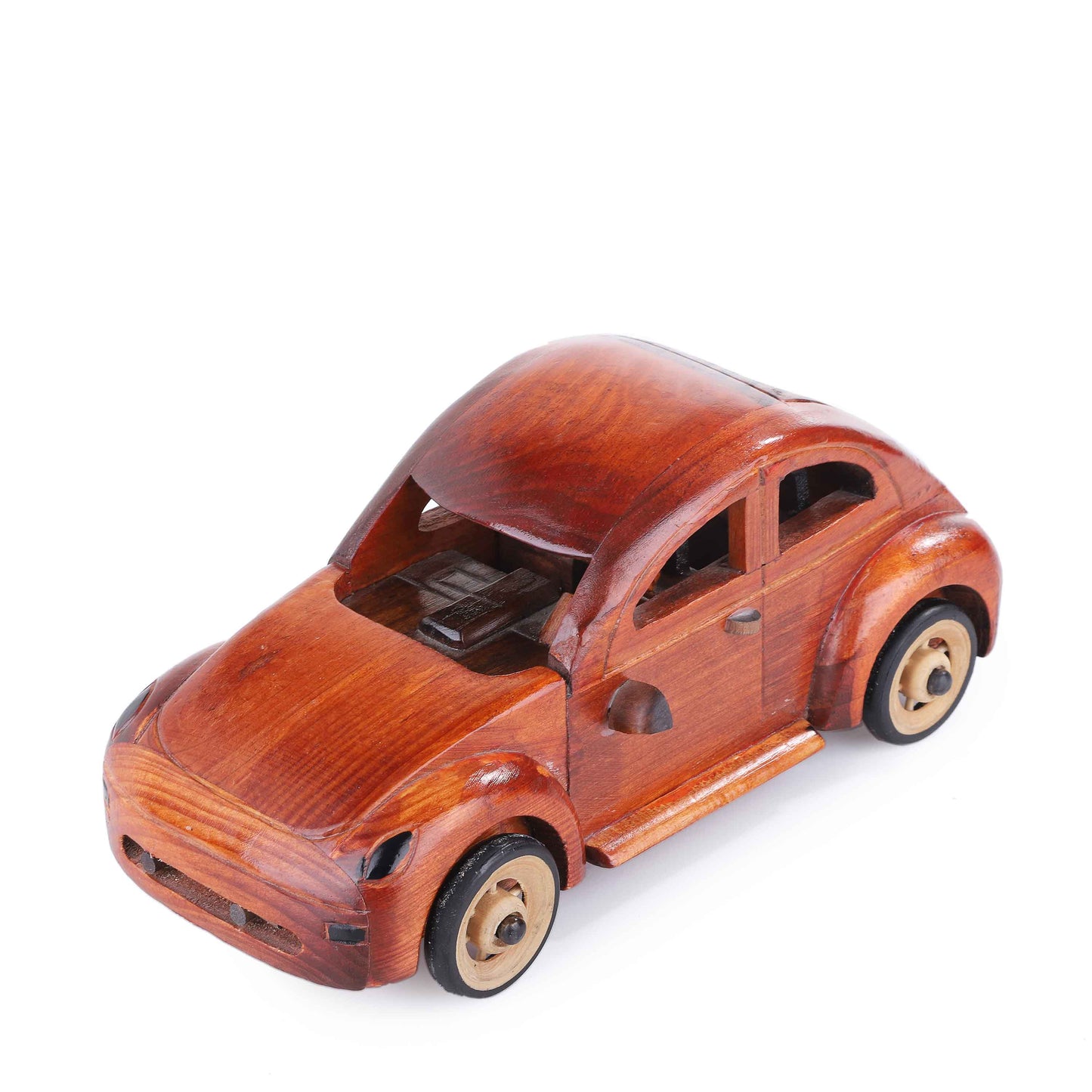 Vox vegan Wooden Car (Light Brown)
