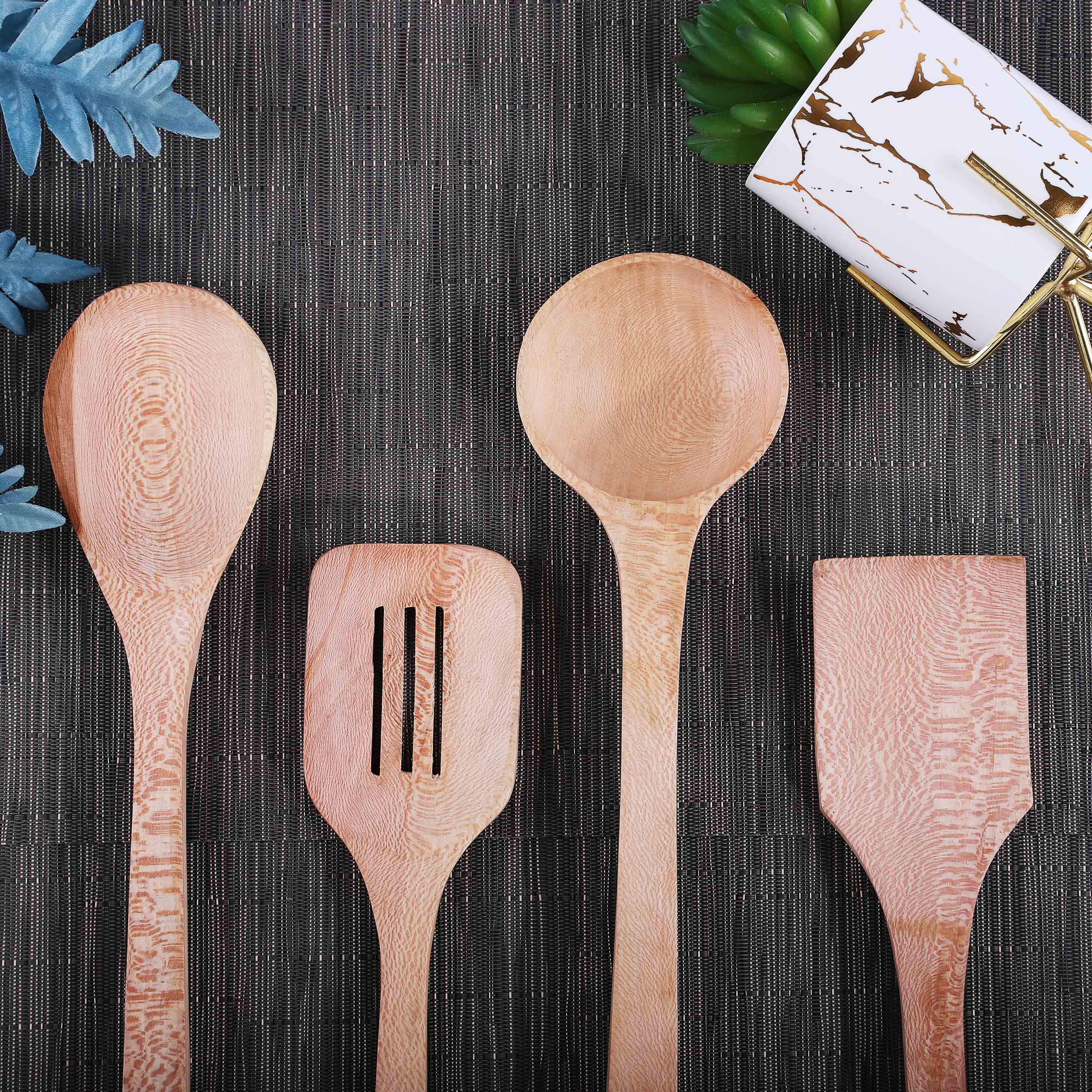 Wooden Premium Cooking Spoon & Palta Set