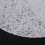 Silver tangled round place mat (set of 2)