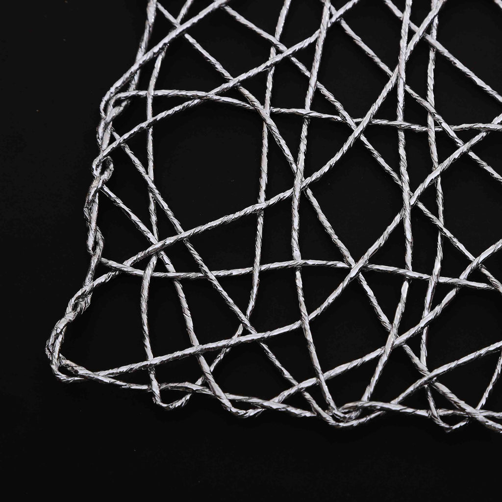 Plastic Silver Raper Table Place-mats (set of 2)
