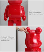 Big Bear Money Collector Sculpture