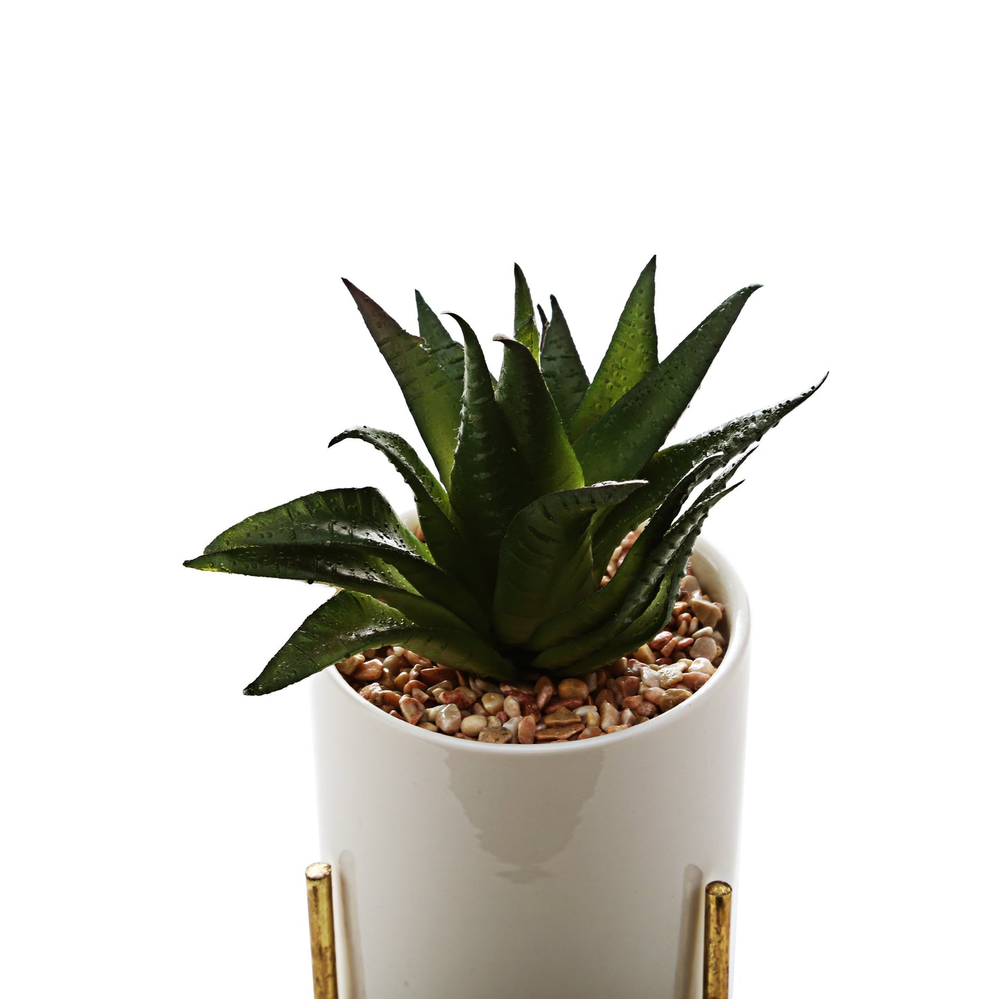Pot Planter with Golden Stand
