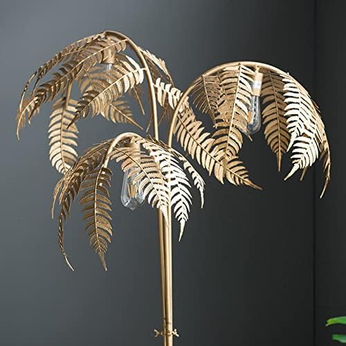 Antique Gold Palm Table Lamp