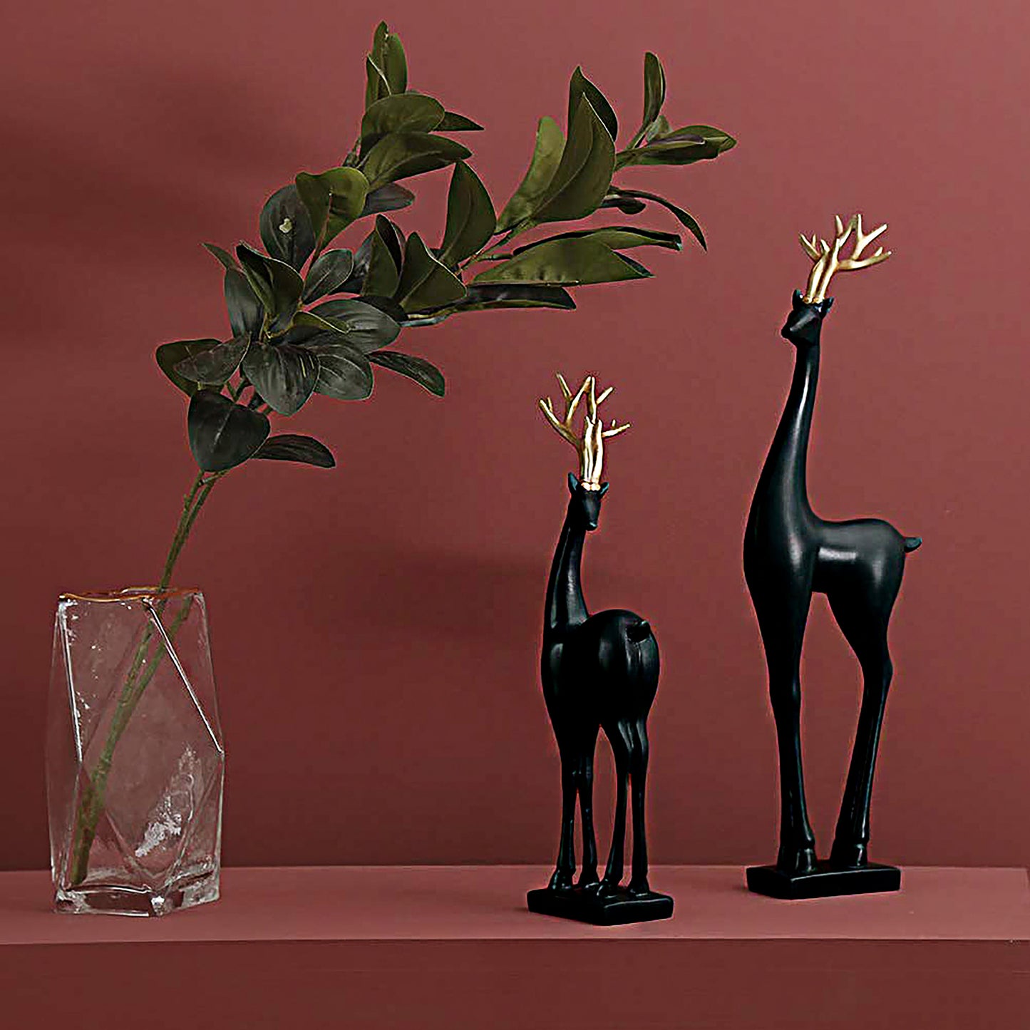 European Deer Figurine (Set of 2)