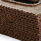 Rope Design Tissue Box (Dark Brown)