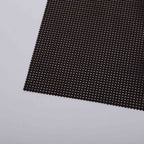Dark grey braided rectangle Table Place-mats (set of 2)