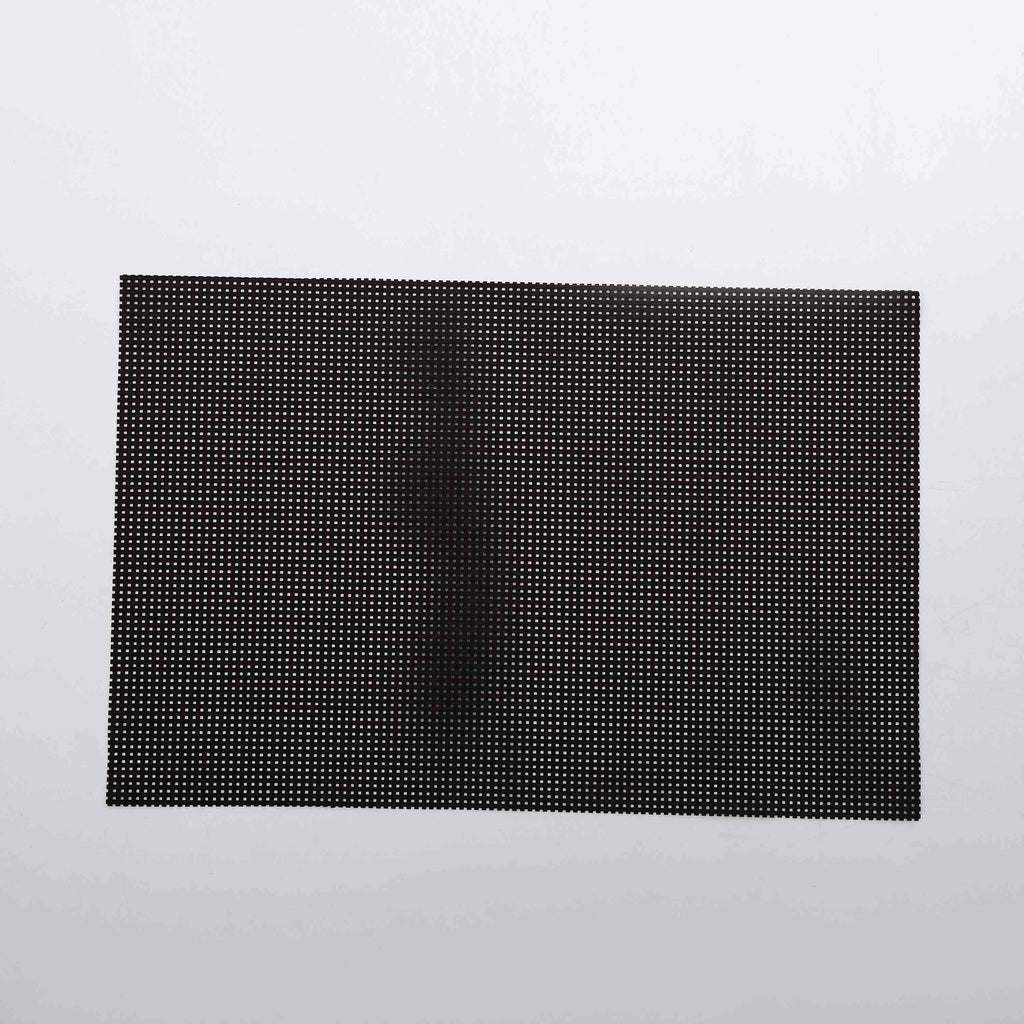 Dark grey braided rectangle Table Place-mats (set of 2)